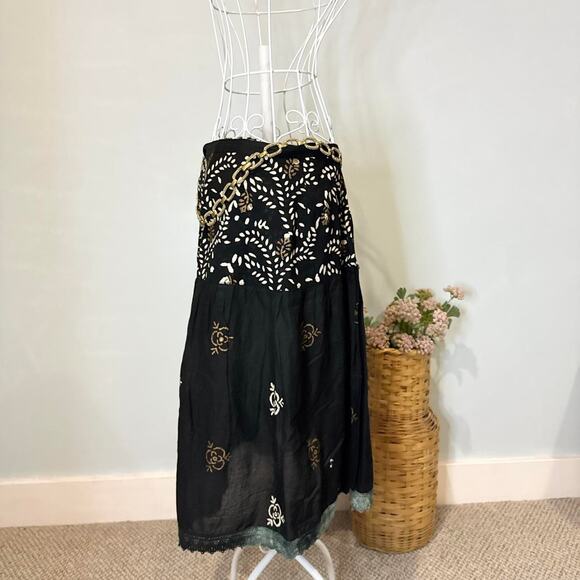 The perfect fairy vintage y2k black midi skirt - Picture 5 of 7